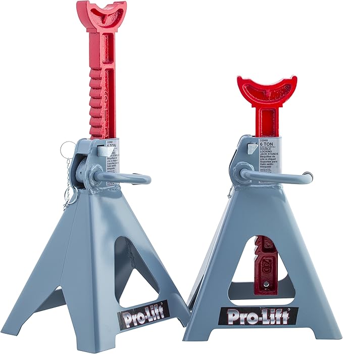 Pro-Lift 3 Ton and 6 Ton Double Locking Pin Jack Stands Bundle