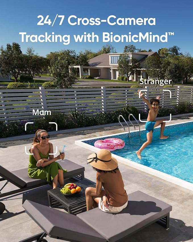 eufy Security eufyCam E330 (Professional) Add-On Camera, Outdoor Security Camera, 4K Resolution, 24/7 Recording, Plug-in, Enhanced Wi-Fi, Face Recognition AI, No Monthly Fee, Requires HomeBase 3