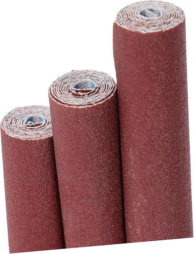Uonlytech 3pcs Sandpaper Grinding Rollers Rotary Tool Sanding Drum Mandrels Sanding Drum Bit Sanding Drum Kit for Drill Drum Sander Kit Grinding Stick Iron Cylinder to Rotate
