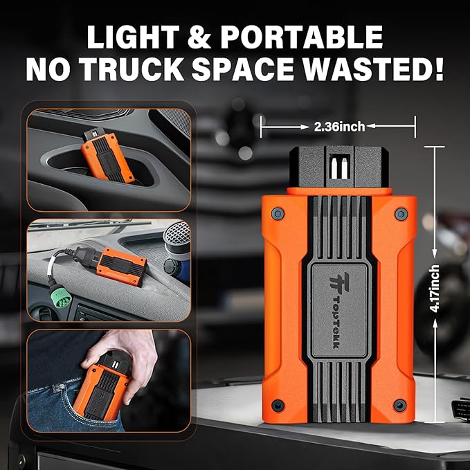 DPF Regeneration Scanner for Truckers, Emergency Reset Device, Diesel Diagnostic Scan Tool, Compatible with Mack Engines, Perform On-The-Road DPF Regen, Includes Lifelong Updates