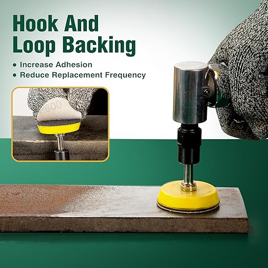 S SATC 2 Inch Hook and Loop Sanding Discs 50PCS Sanding Discs 600 Grit Aluminum Oxide Orbital Sander Pads Sandpaper Discs for Sanders Drill,Woodworking Wood,Automotive Paint,No-Hole