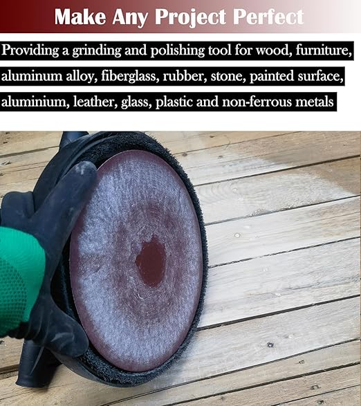 20 PCS 7 Inch 80 Grit Sanding Discs Sandpaper -7" Hook-and-Loop Aluminum Oxide Sander Paper Grinding Polishing for Drywall Random Orbit Sander