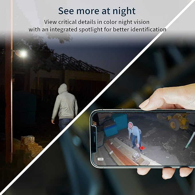 Arlo Go 2 - Wireless Cellular Outdoor Security Camera with Color Night Vision, Rechargeable Battery, 2-Way Audio & LTE or Wi-Fi Capability - White, 1 Pack, VML2030