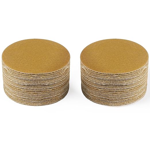 S SATC 2 Inch Hook and Loop Sanding Discs 50PCS Sanding Discs 1000 Grit Aluminum Oxide Orbital Sander Pads Grinder Rotary Tools Attachment,Woodworking Wood,Automotive Paint,No-Hole