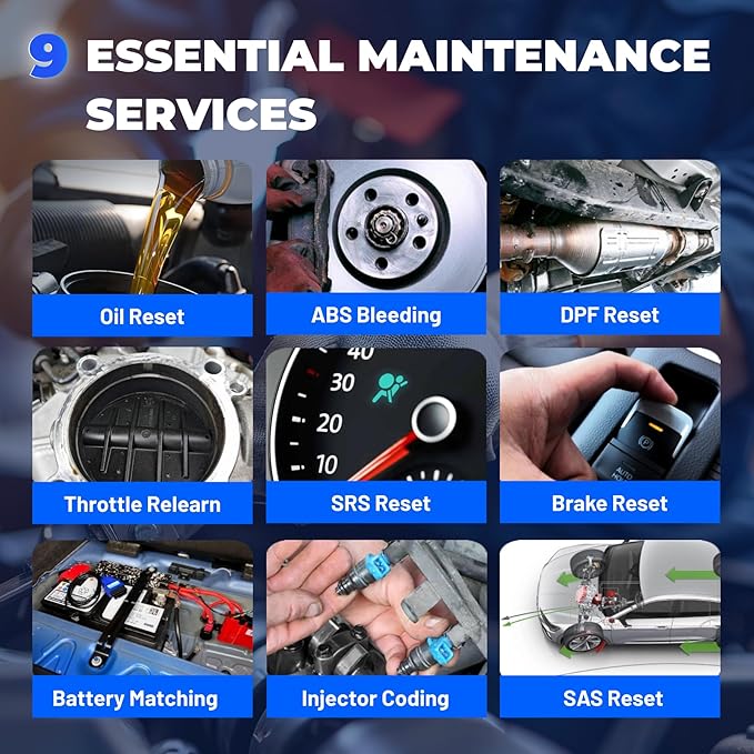 OBD2 Scanner Diagnostic Tool TOPDON ArtiDiag 600Pro, Code Reader All Systems Scan Tool with 9 Essential Maintenance Functions, Car Scanner with Andriod iOS, Upgraded Version of AD600S/AD500