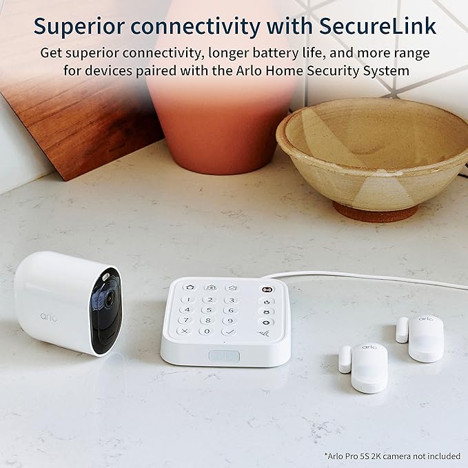 Arlo Pro 5S 2K Spotlight Camera - 2 Pack - Security Cameras Wireless Outdoor, Dual Band Wi-Fi, Color Night Vision, 2-Way Audio, Home Security Cameras, Home Improvement, Black – VMC4260B