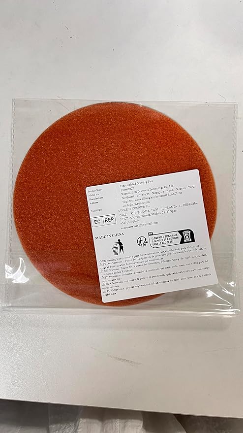 5 Inch Electroplated Diamond Polishing Pads for Stone Ceramic Metals Granite Marble Grinding for Sander Grinder(Grit 200-1pc)