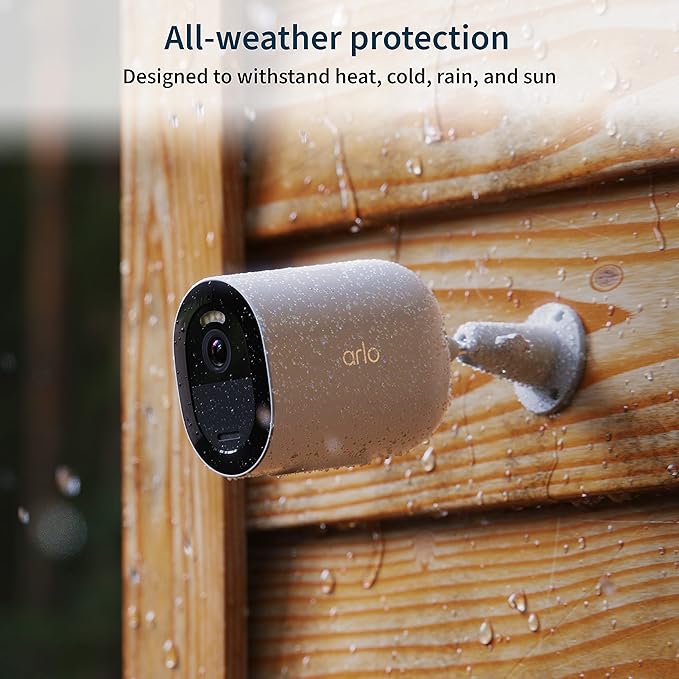 Arlo Go 2 - Wireless Cellular Outdoor Security Camera with Color Night Vision, Rechargeable Battery, 2-Way Audio & LTE or Wi-Fi Capability - White, 1 Pack, VML2030