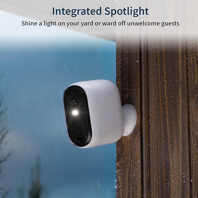 Arlo Essential Security Camera XL 2K with Solar Panel Bundle | Indoor - Outdoor | 2nd Gen | 4X Longer Battery | Wireless with Spotlight, Color Night Vision-Battery gets Charged with Solar Panel,White