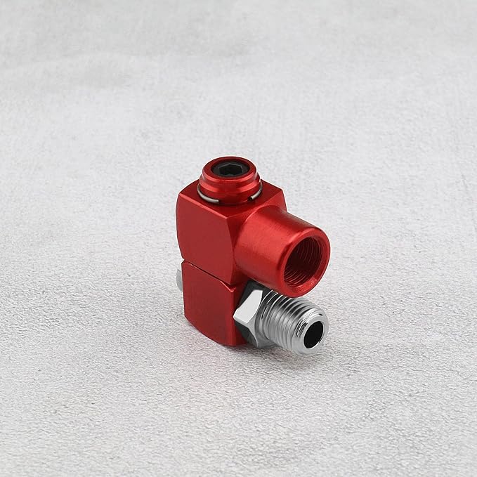 The Lord of the Tools 2PCS 1/4 Inch NPT 360 Degree Swivel Air Hose Connector DYWX01 Air Fitting Pneumatic Tool Adapter for Grinders Sanders Drills