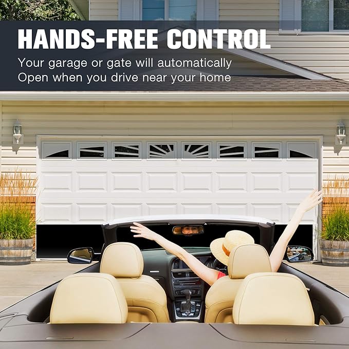 AGSHOME Smart Garage Door Opener Remote, Wireless Wi-Fi Garage Door Controller, APP Control,Compatible with Alexa, Google Assistant, Siri, No Hub Needed