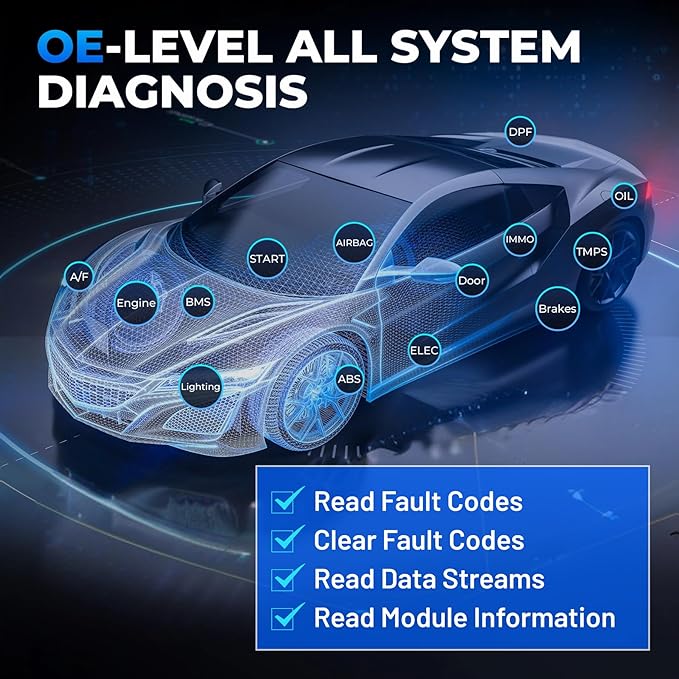 OBD2 Scanner Diagnostic Tool TOPDON ArtiDiag 600Pro, Code Reader All Systems Scan Tool with 9 Essential Maintenance Functions, Car Scanner with Andriod iOS, Upgraded Version of AD600S/AD500