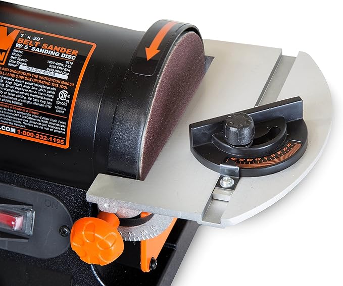 WEN Benchtop Belt and Disc Sander with 1 x 30 in. Belt and 5 in. Sanding Disc (6515T)