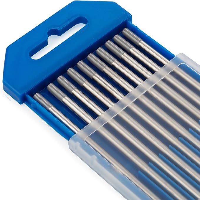 Midwest Tungsten Service TIG Welding Tungsten Electrodes 10-Pack (Grey - 2% Ceriated Tungsten (WC20/EWCe-2), 5/32")