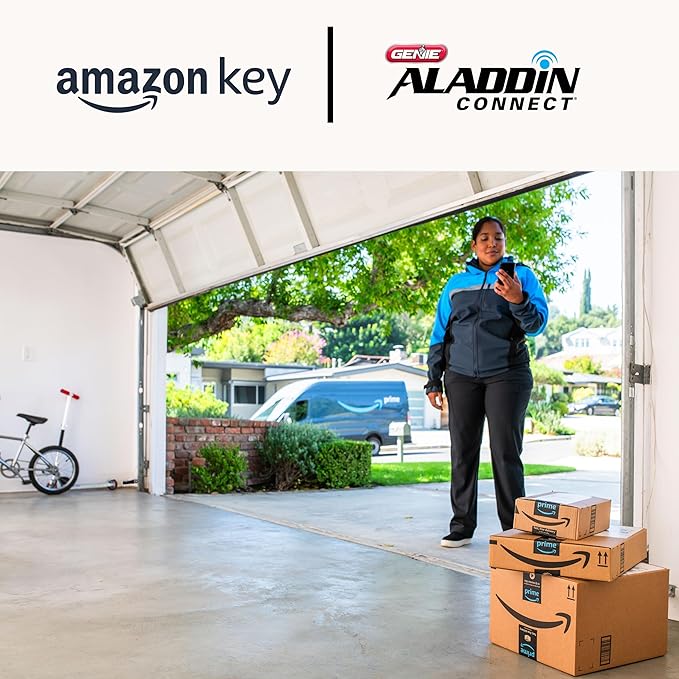 Genie Aladdin Connect - WiFi Smart Garage Door Opener–Monitor, Open and Close from Anywhere with Smartphone (iPhone or Android) Compatible with Amazon Alexa & Google Assistant (Item Ships in Box)