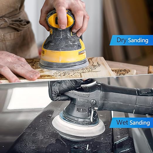 2000 Grit 5 Inch Sanding Discs, VIBRATITE 70 Pieces Hook and Loop Wet Dry Sandpaper Round Sand Paper Pads for Orbital Sander Grinding Polishing Finishing