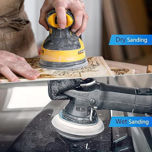 3000 Grit 5 Inch Sanding Discs, VIBRATITE 70 Pieces Hook and Loop Wet Dry Sandpaper Round Sand Paper Pads for Orbital Sander Grinding Polishing Finishing