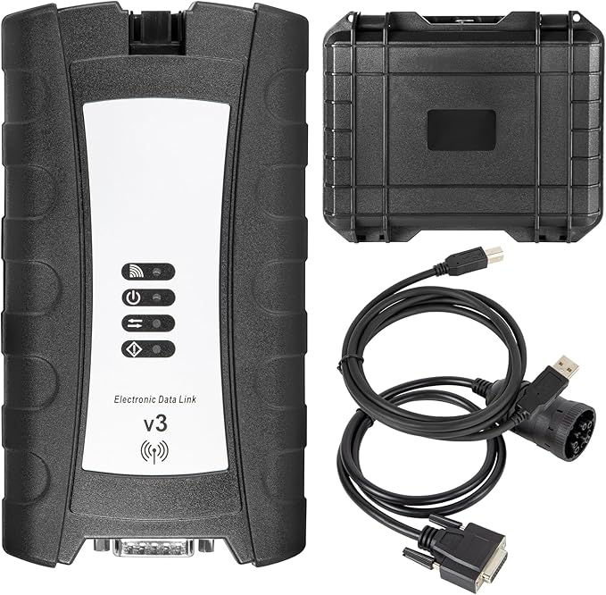 for EDL V3 V2 Scanner Agricultural Truck Diagnostics Farm Tractor Diagnostic Adapter Service Tool for DEE EDL V3 V2 with SSD Software.