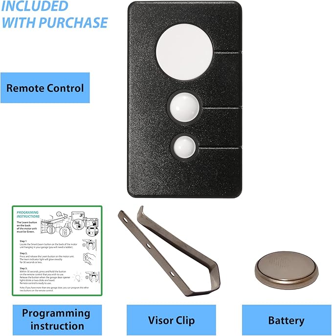 for Craftsman Garage Door Opener Remote Control Transmitter for Green 3 Button Part 139.53970SRT 139.5397 139.53971SRT 139.53973SRT 139.53973 139.53879 K1026 HBW1136 LiftMaster 81LM 82LM 83LM