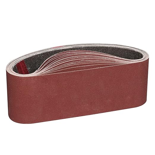 3 x 21 Inch Sanding Belts 400 Grits - 15 Pack Sanding Belt Aluminum Oxide Belt Sander Belts,Best for Sanding Wood,Metal and Paint
