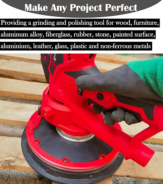 30 PCS 7 Inch Hook-and-Loop Sanding Silicon Carbide Discs Sandpaper - 5 pcs Each of 80 120 240 400 1000 and 2000 Grits Wet/Dry Sander Paper for Random Orbit Sander