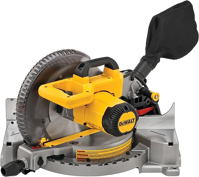 DEWALT Miter Saw, Single Bevel, Compound, 10-Inch, 15-Amp (DWS713)