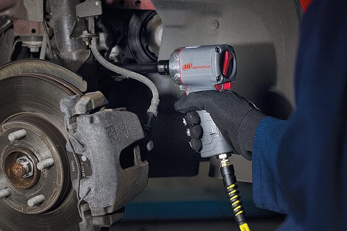 Ingersoll Rand 15QMAX 3/8" Air Impact Wrench, Quiet, Ultra Compact, 475 ft-lbs Nut-busting Torque,