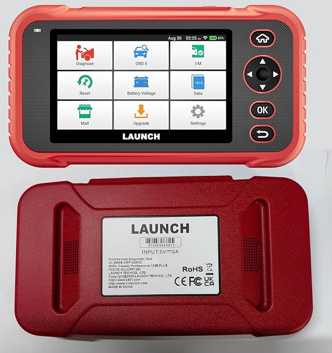 LAUNCH CRP129E Plus OBD2 Scanner, All System Diagnostic Scan Tool, Lifetime Free Update, 8 Reset Oil/TPMS/EPB/SAS/BMS/Throttle Reset, Injector Coding, FCA AutoAuth,Auto VIN, Battery Test for 85+Brand