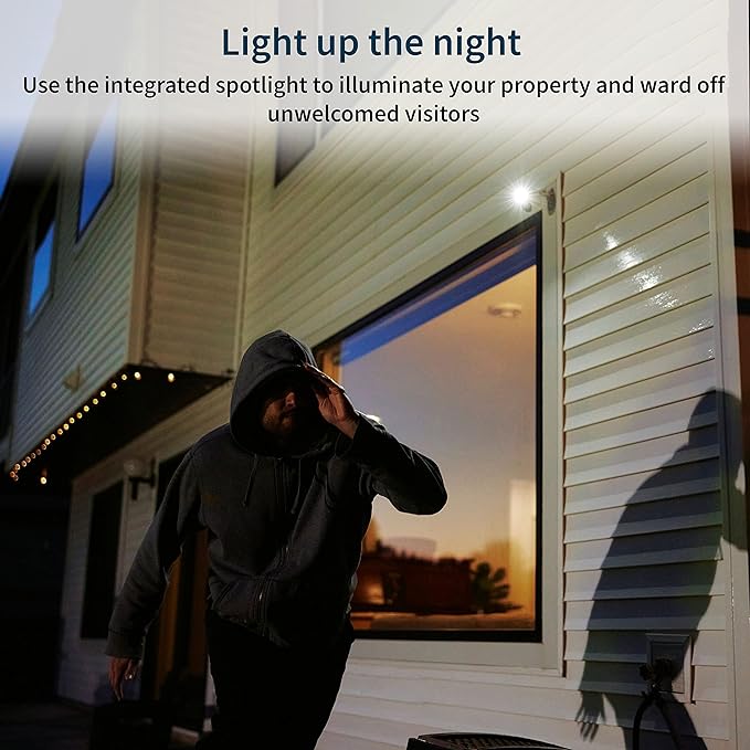 Arlo Pro 5S 2K Spotlight Camera - 2 Pack - Security Cameras Wireless Outdoor, Dual Band Wi-Fi, Color Night Vision, 2-Way Audio, Home Security Cameras, Home Improvement, Black – VMC4260B