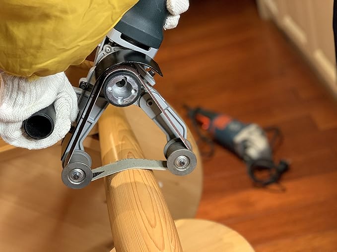 Tube Belt Sander Attachment,Stainless Steel,Metal,Tube Polishing,Sanding 760x40mm
