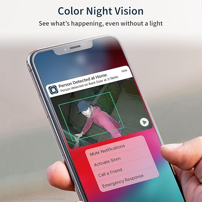 Arlo Essential Security Camera 2K | Indoor - Outdoor | 2nd Gen | Wireless with Spotlight, 2-Way Audio, Color Night Vision, Live Stream, Motion Activiation, Real Time Notifications - White, 2 Camera