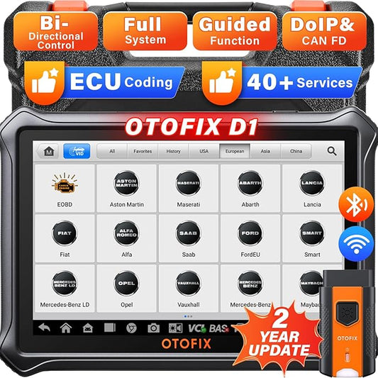 OTOFIX D1 Automotive Diagnostic Tool[ 2-Year Free Update],2025 Bi-Directional Scan Tool,ECU Coding,40+ Resets,FCA AutoAuth, All Systems Diagnosis,CAN FD & DoIP,Upgraded of D1 Lite