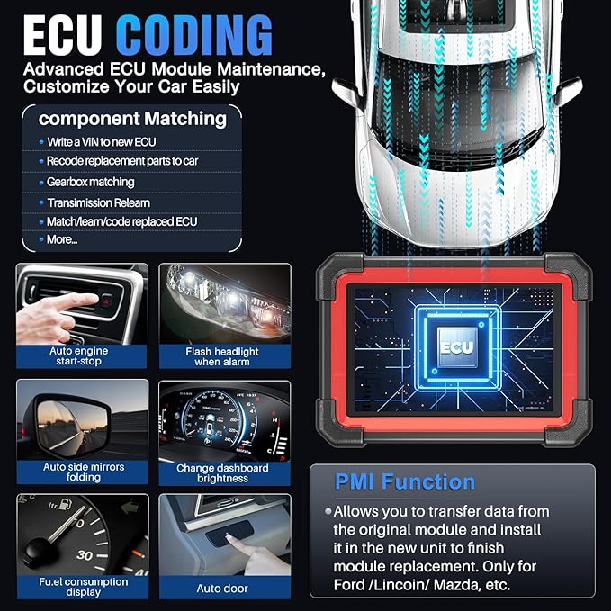 LAUNCH X431 CRP919EBT Elite OBD2 Scanner, 2025 Wireless Bidirectional Scan Tool with ECU Coding, CANFD & DOIP, FCA AutoAuth, 35+ Reset Functions, V.A.G Guided, Full System Diagnostic for All Vehicles