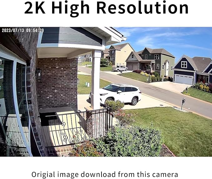 Cameras for Home Security Wireless Outdoor Solar,Alexa Security Camera Outside,360 PTZ Outside WiFi Camera Dual Lens 10x Zoom,Night Vision,2K,Water Proof, No Month Fee