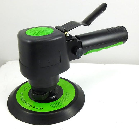 Dynamic Power 6'' Dual Action Sander 10,000 RPM. Bulit-in Regulator for Speed Control. D-P9976