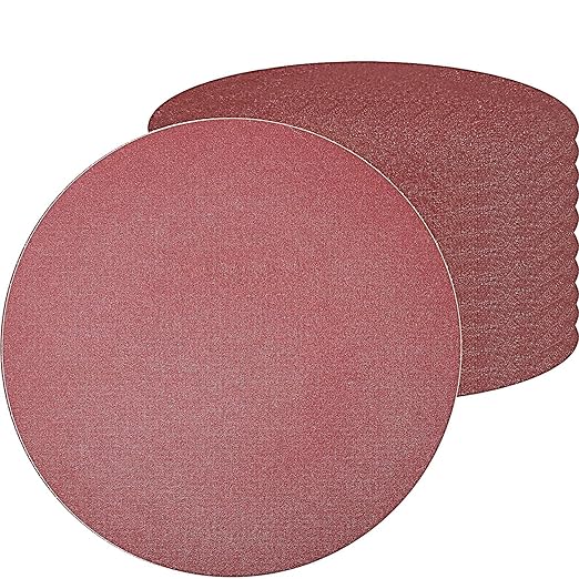 20 PCS 7 Inch 180 Grit Sanding Discs Sandpaper -7" Hook-and-Loop Aluminum Oxide Sander Paper Grinding Polishing for Drywall Random Orbit Sander