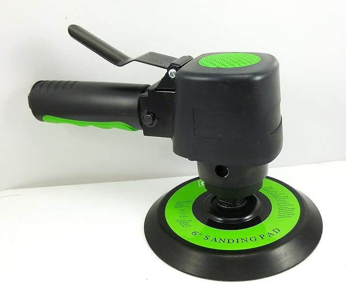 Dynamic Power 6'' Dual Action Sander 10,000 RPM. Bulit-in Regulator for Speed Control. D-P9976