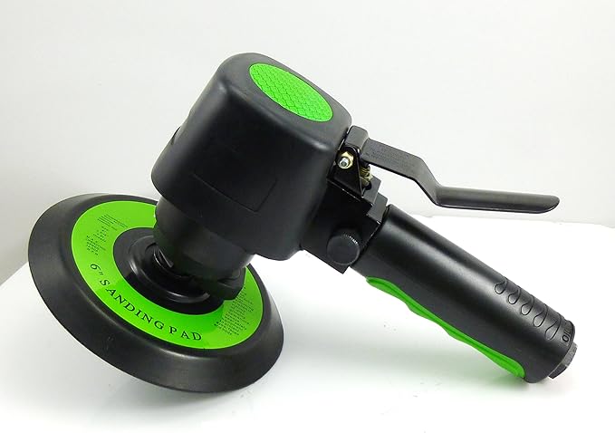 Dynamic Power 6'' Dual Action Sander 10,000 RPM. Bulit-in Regulator for Speed Control. D-P9976