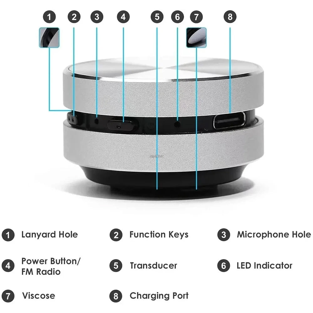 Hummingbird Bone Conduction Mini Speaker – Turn Anything into a Speaker!