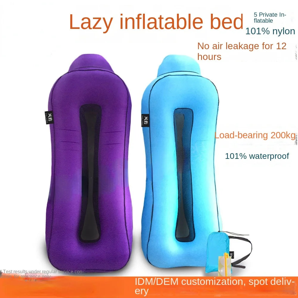 [no.3] Outdoor Inflatable Lounge Sofa Bed – Portable & Foldable Air Couch for Travel, Beach & Camping