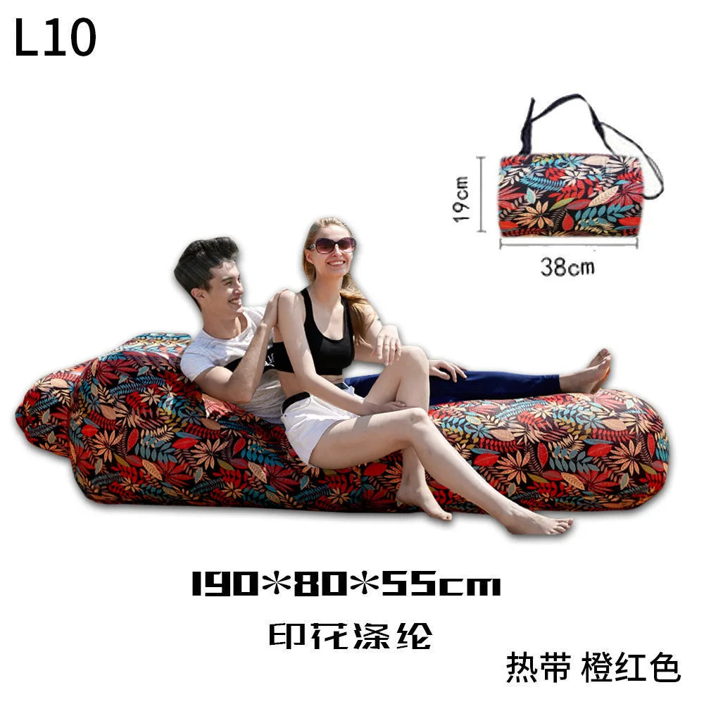 [no.3] Outdoor Inflatable Lounge Sofa Bed – Portable & Foldable Air Couch for Travel, Beach & Camping