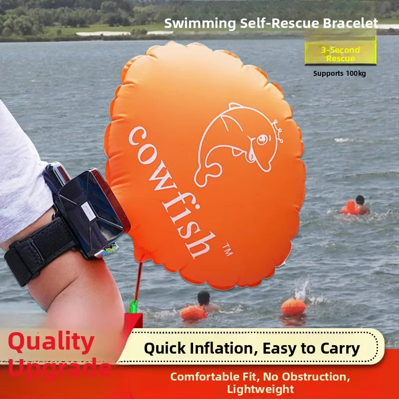 Self-Inflating Lifesaving Wristband – Compact Wearable Rescue Float
