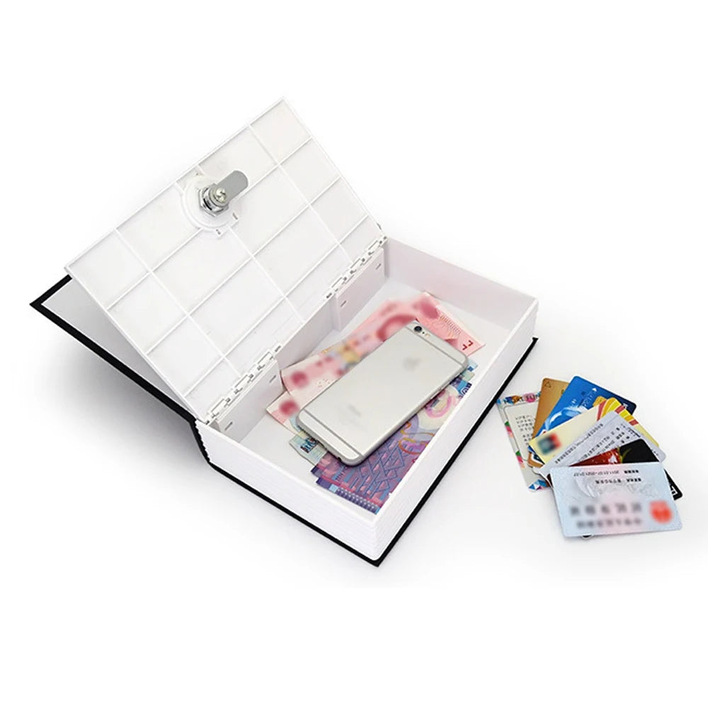 [no.7] Jewellery Lock Box Dictionary Book Cash Bill Money Coin Storage Key Box Locker Money Hidden Key Safe Box with Combination Lock