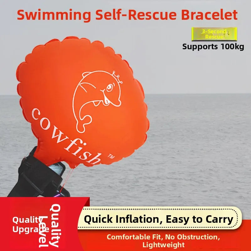 Self-Inflating Lifesaving Wristband – Compact Wearable Rescue Float