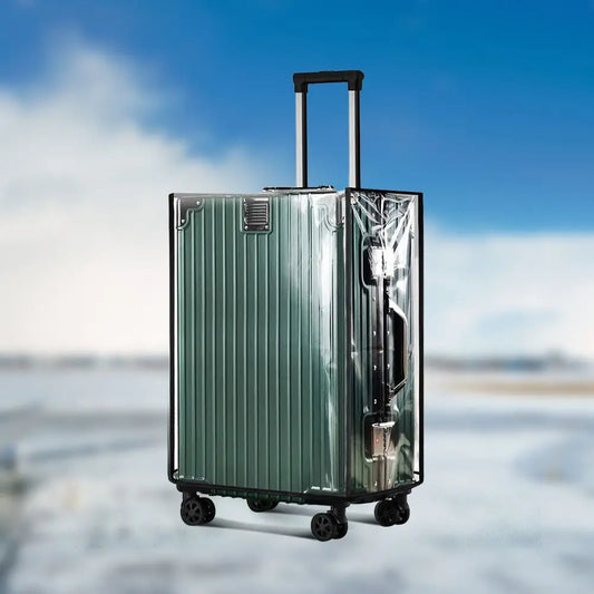 [no.5] Transparent PVC Luggage Protector Cover – Waterproof & Dustproof Suitcase Cover for 18–30 Inch Travel Bags